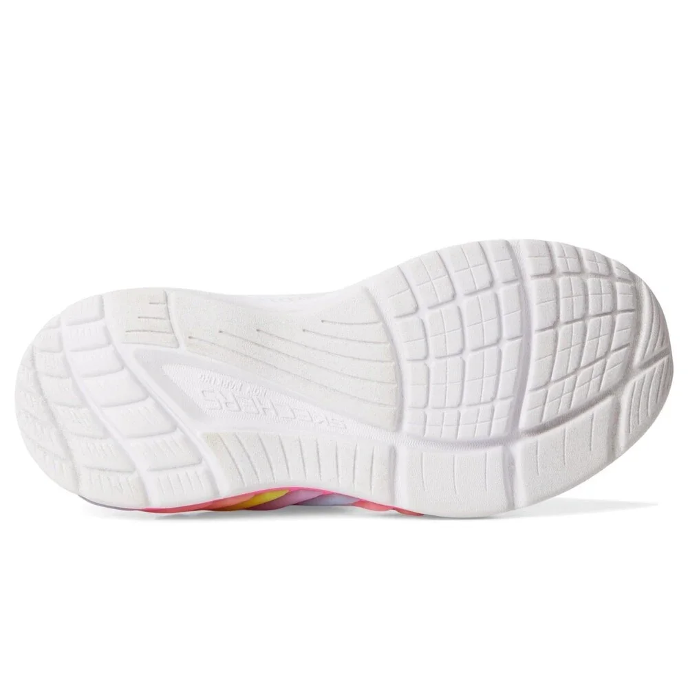 Skechers Rainbow Cruisers Rainbow Reflectin Kids 13 M Pink Casual Shoes ZOGG3029